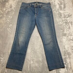 Lauren Ralph Lauren Premier Straight Jeans Womens Size 10 Blue Denim Bootcut